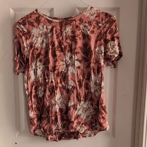 Floral Pink Women's Top